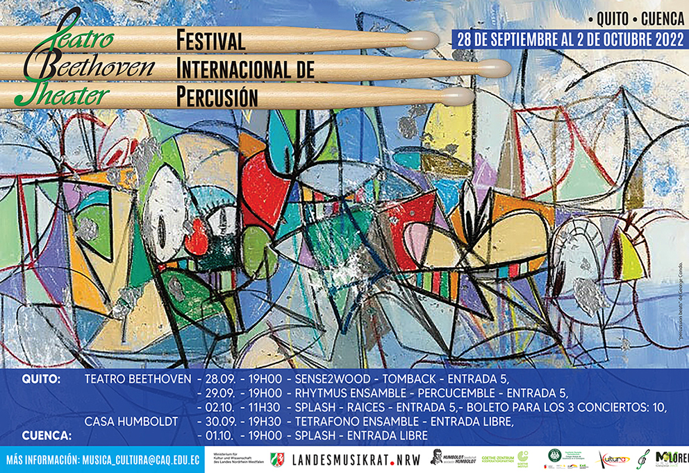 28.09.-02.10.2022: Primer Festival Internacional de Percusión