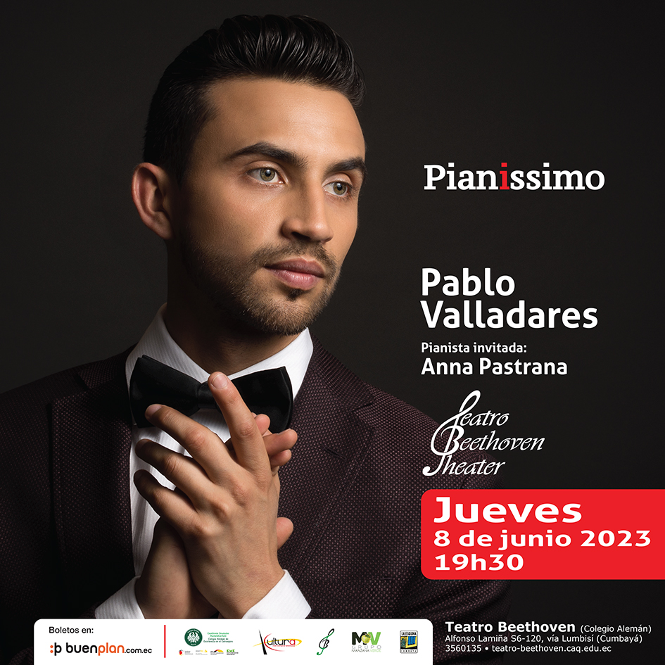 Pianissimo - Pablo Valladares, pianista invitada: Anna Pastrana JUEVES 8 de junio 2023